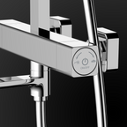 Rubine RSC-THERMO-S41-CH Rain Shower Set with Hand Shower and Shower Mixer in Chrome (39800)<br>*Contact us for best price domaco.com.sg