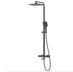 Rubine RSC-THERMO-S41-BK Rain Shower Set with Hand Shower and Shower Mixer in Matt Black (41800)<br>*Contact us for best price domaco.com.sg