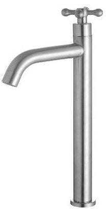 ARINO T-10194LSS TALL CROSS HANDLE BASIN PILLAR TAP - Domaco