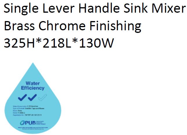 ARINO T-9388-3 SINGLE LEVER HANDLE SINK MIXER TAP - Domaco