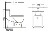 Tiara 522 1-Piece Toilet Bowl domaco.com.sg