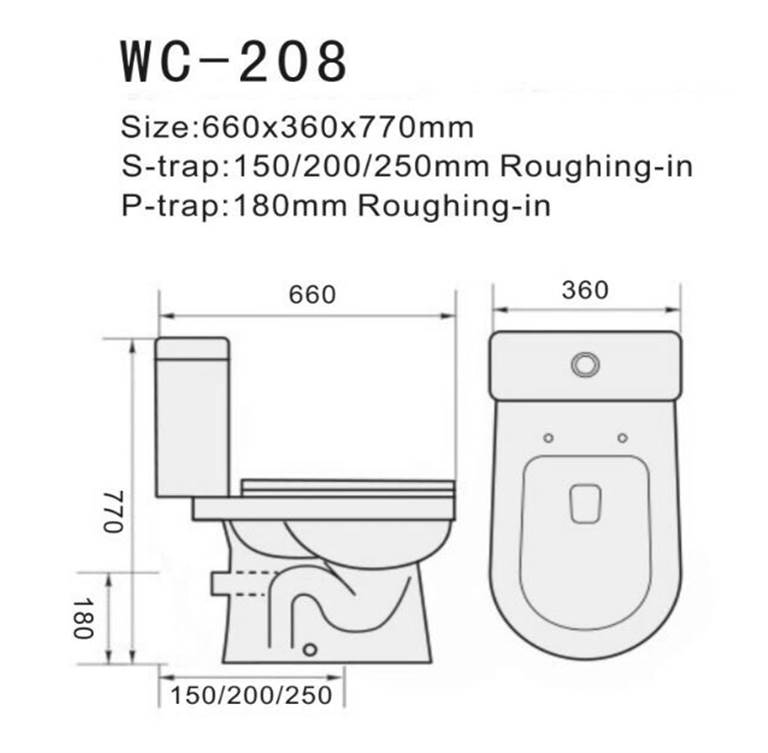 Toilet Revamp Package Toilet Bowl and Basin - Domaco