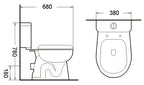 Tiara 218 P-Trap (18800) 2-Piece Toilet Bowl<br>*Contact us for best price - Domaco