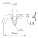 NTL Two Way Tap 1628-C (3880)<br>*Contact us for best price - Domaco