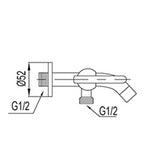 NTL Two Way Tap 2028B-C or 2028W-C (Black or White) (4280)<br>*Contact us for best price - Domaco
