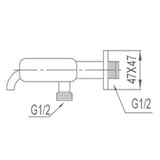 NTL Two Way Tap 6028A-C (5880)<br>*Contact us for best price - Domaco