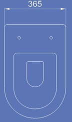Velin V8003 Wall Hung WC For Concealed Tank - Domaco