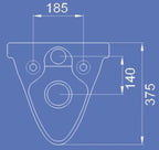 Velin V8005 Wall Hung WC For Concealed Tank - Domaco