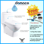 Vasile V518 1-Piece Toilet Bowl domaco.com.sg