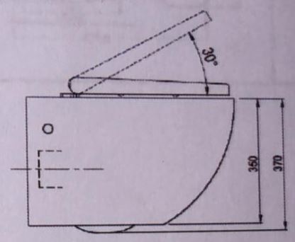 ARINO WC-CAPRIO/WH Caprio Wall-Hung WC - Domaco