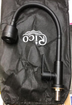 Rico 30405-13-CF (B) Matt Black With Flexible Gooseneck Kitchen Sink Tap domaco.com.sg