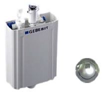 Geberit 724 Conceal Cistern Come With Push Button & Mounting Accessories – Top Operated - Domaco