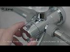Rubine RWH-3388 Instant Water Heater With DC Water Booster Pump & Rain Shower domaco.com.sg