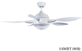 Fanco I-Swift 50" Ceiling Fan (5 ABS Blades) - Domaco