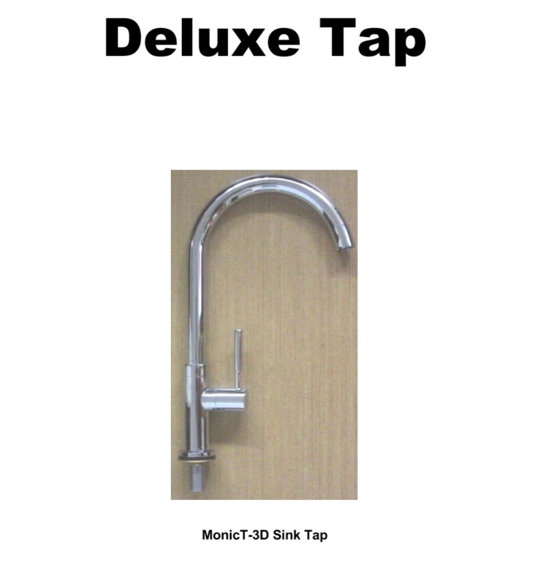 Monic T-3D Cold Goose Neck Sink Tap
