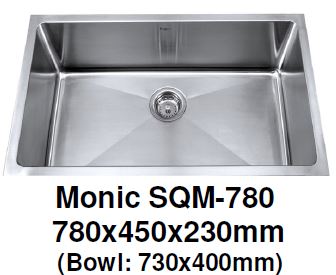 Monic SQM-780 & 780-DB Kitchen Sink - Domaco