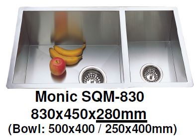 Monic SQM-830 Kitchen Sink - Domaco